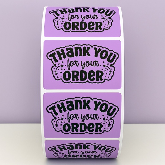 Thank You For Your Order Stickers Labels Packaging Small Business - Picture 6 of 11
